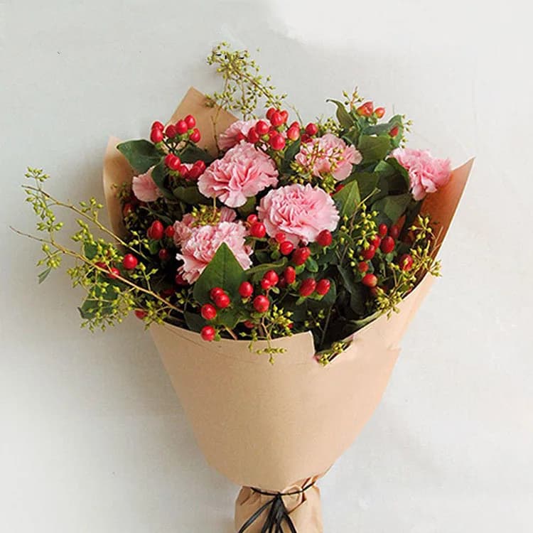 1 rouleau de papier kraft marron durable