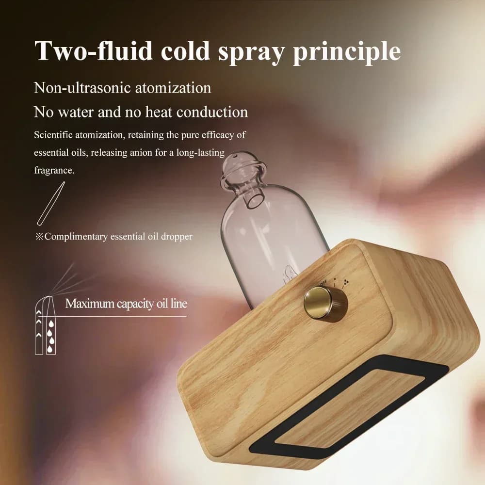 Diffuseur d'arôme sans eau USB, désodorisant électrique, nébuliseur, diffuseur d'huiles essentielles d'aromathérapie pour la maison