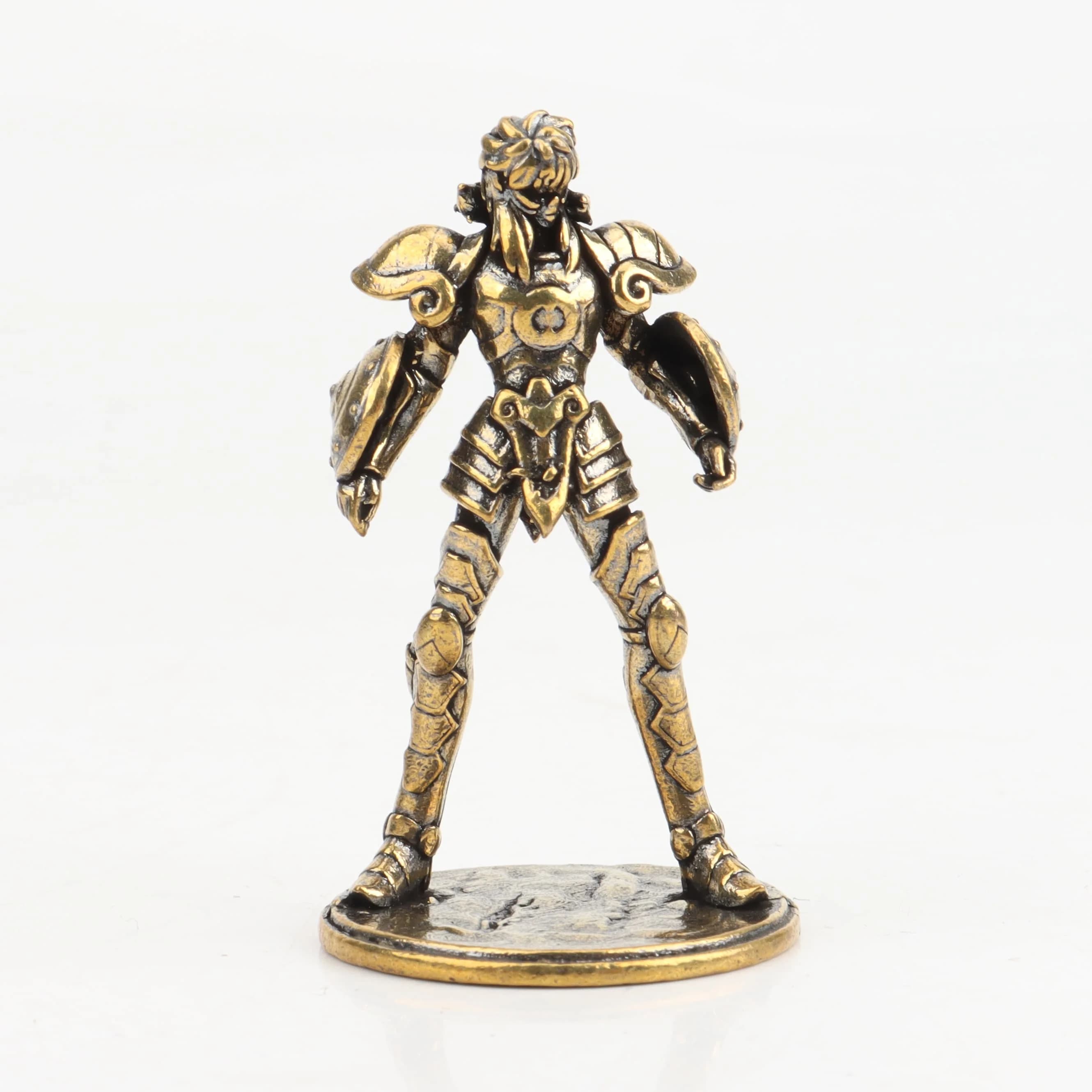 Figurines miniatures Saint Seiya en laiton doré
