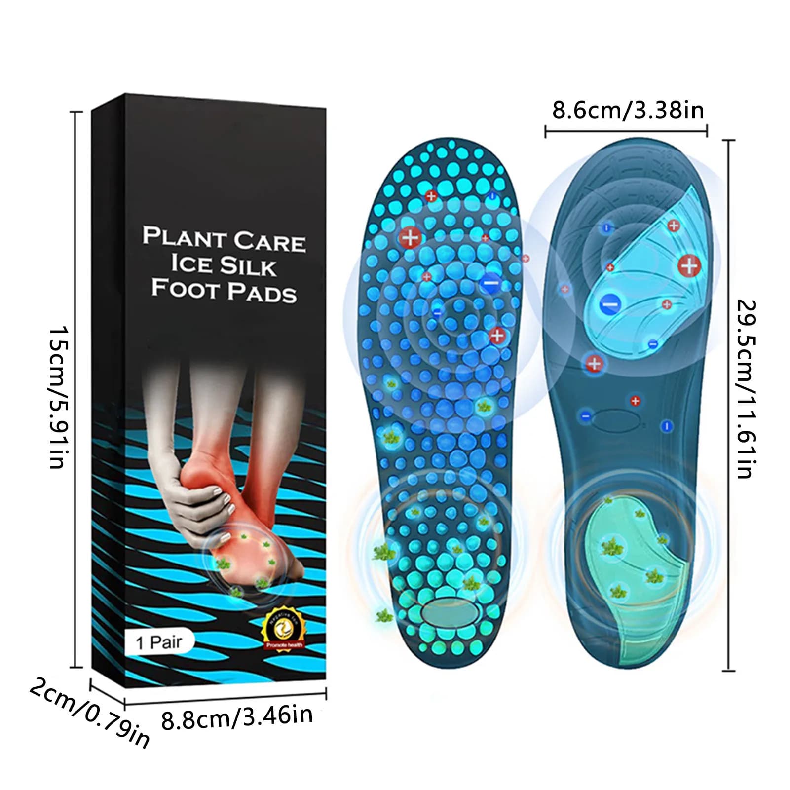 Semelles intérieures de Massage pour varices, soulage les douleurs articulaires, semelle intérieure respirante pour baskets et baskets