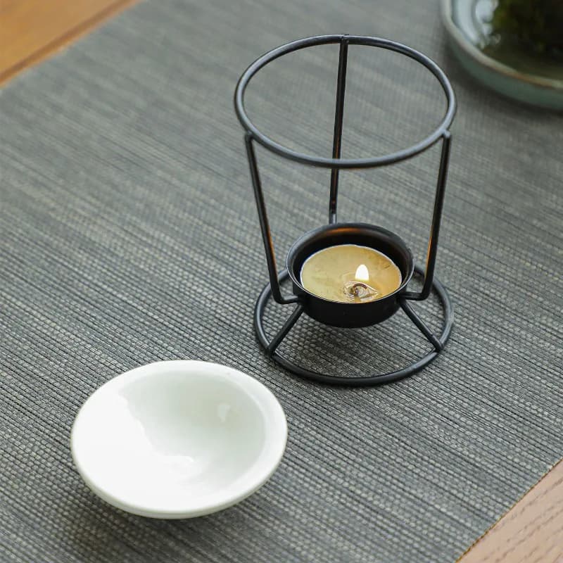 Nouveau brûleur d'aromathérapie, lampe à huile essentielle, brûleur d'encens, brûleur de cire, lampe à bougie domestique