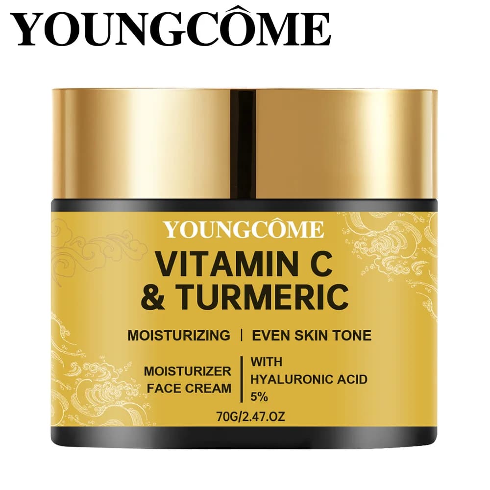 Curcuma vitamine C crème pour le visage rétinol hydratant raffermissant hyaluronique éclaircissant réparateur lisse soins de la peau crèmes blanchissantes