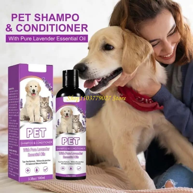 C4DF Lotion bain pour animaux compagnie sûre douce 100 pour les démangeaisons sensibles le shampooing peau