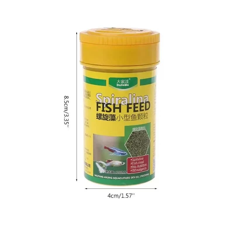 Spiruline alimentaire poissons tropicaux Nutrition pour Aquarium couleur alimentaire améliorée D0AC