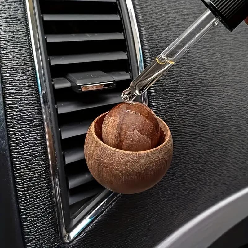 Diffuseur d'huiles essentielles en bois pour voiture et maison