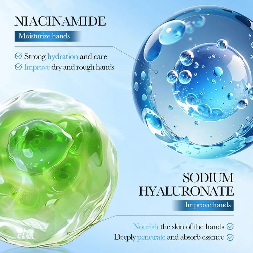 Masque pour les mains à l'huile de coco et à la vitamine E