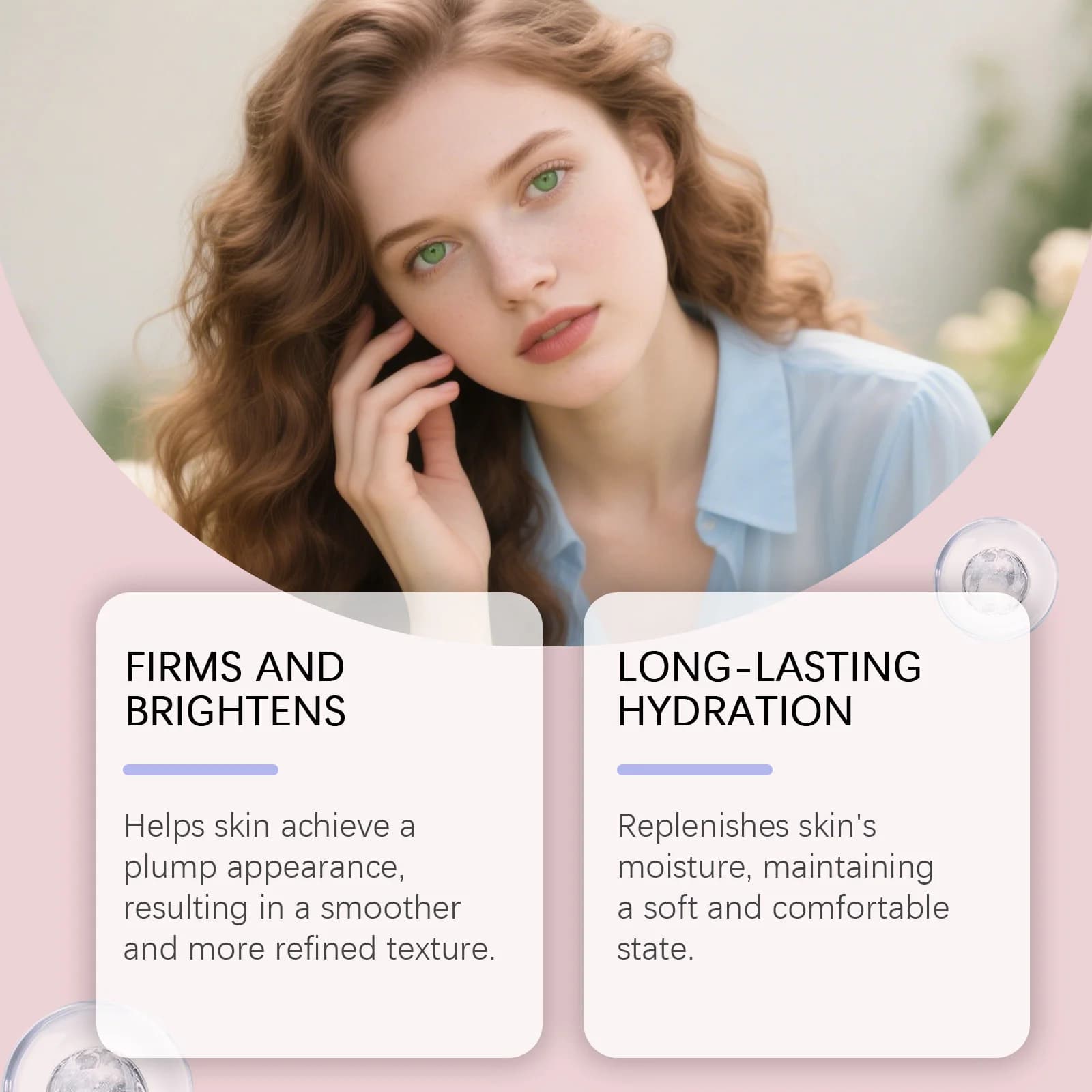Crème Visage Hydratante et Raffermissante NAD+Peptide : Atténue les Rides