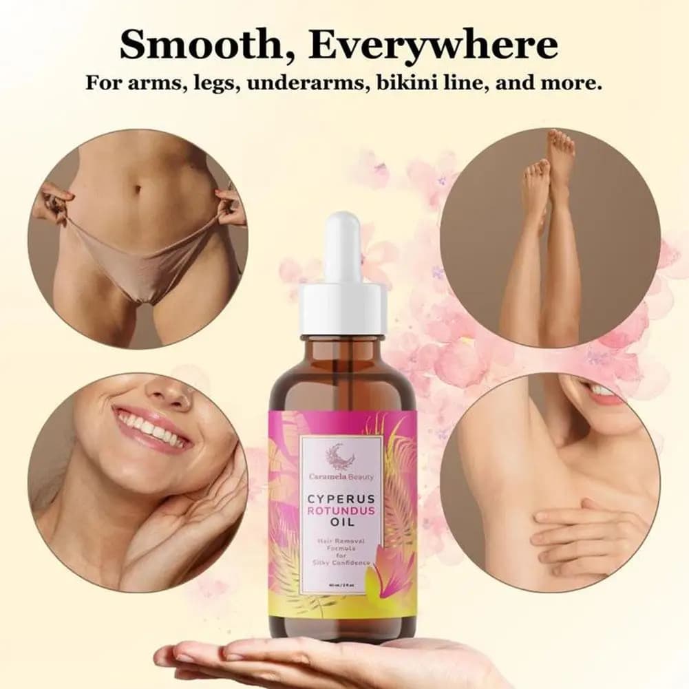 Épilation huile hydratante apaisante naturel Cyperus Rotundus huile dépilatoire douce pour épilation hydratant et apaisant