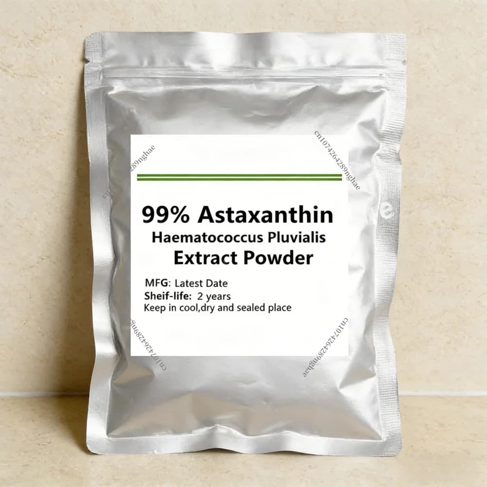 Poudre d'astaxanthine de qualité supérieure à 99 % : le sauveur ultime pour la peau, anti-oxydant, utilisant la puissance de la nature pour combattre le vieillissement