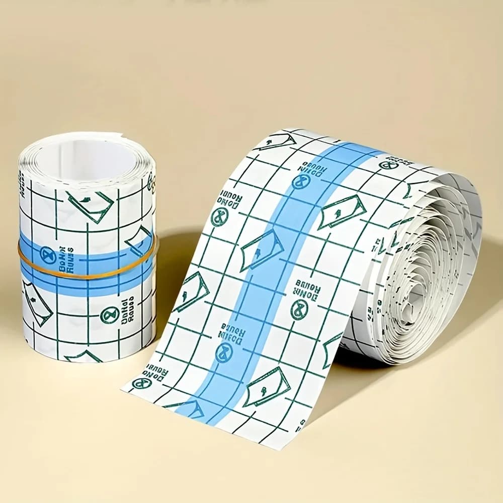 1 rouleau de ruban adhésif Transparent en PU, protège les doigts et les orteils, garde les zones blessées, enveloppe de Protection sèche et Portable pour les doigts et les orteils