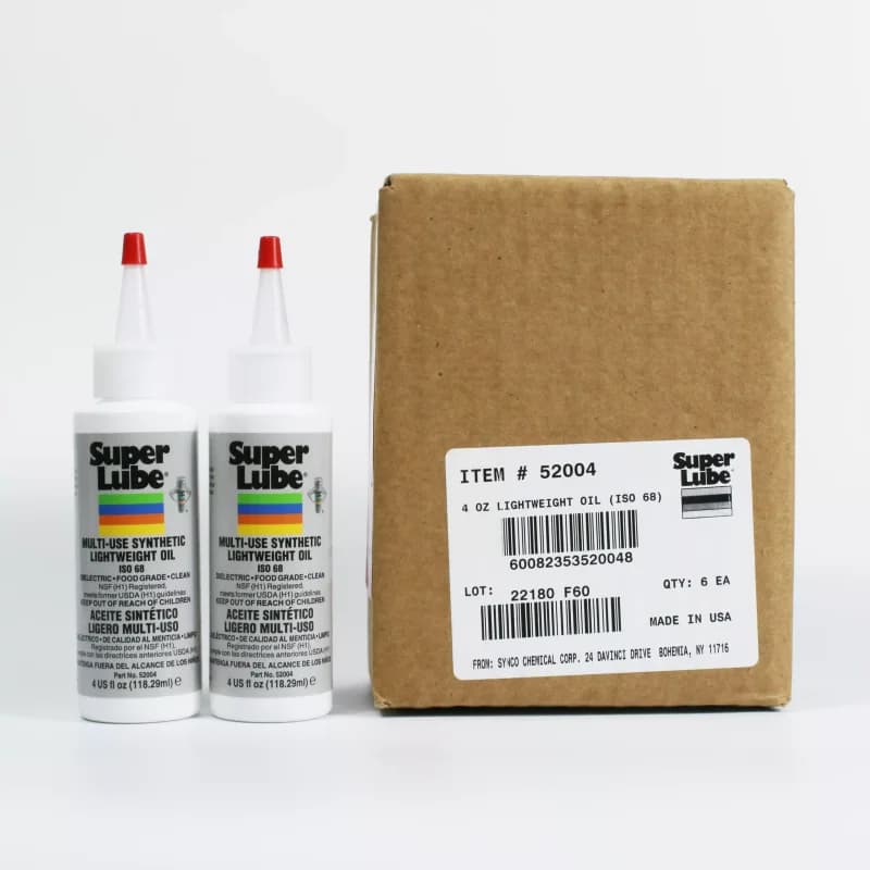 Huile synthétique originale Super Lube 52004 51004 de qualité alimentaire NSF H1 pour imprimantes 3D, roulements, chaînes, engrenages, machines
