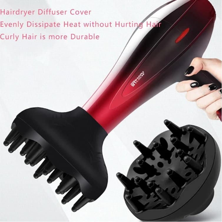 Diffuseur pour cheveux bouclés pour sèche-cheveux, outil de coiffage professionnel, anti-frisottis, pour salon et maison, 1 pièce