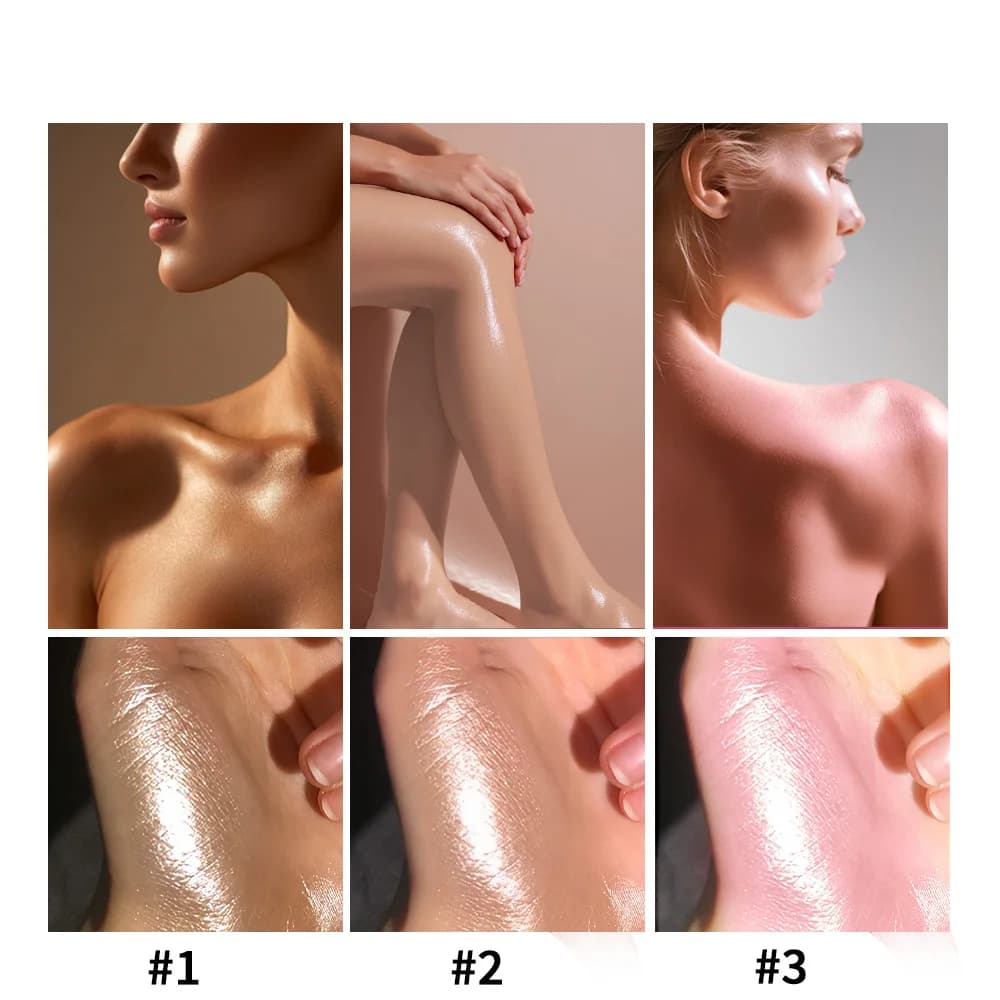 Glowmotions Glow Body Oil 100 ml Hydratant adoucissant Brésilien Shimmer Bronze Formule non grasse non collante pour les fêtes sur la plage