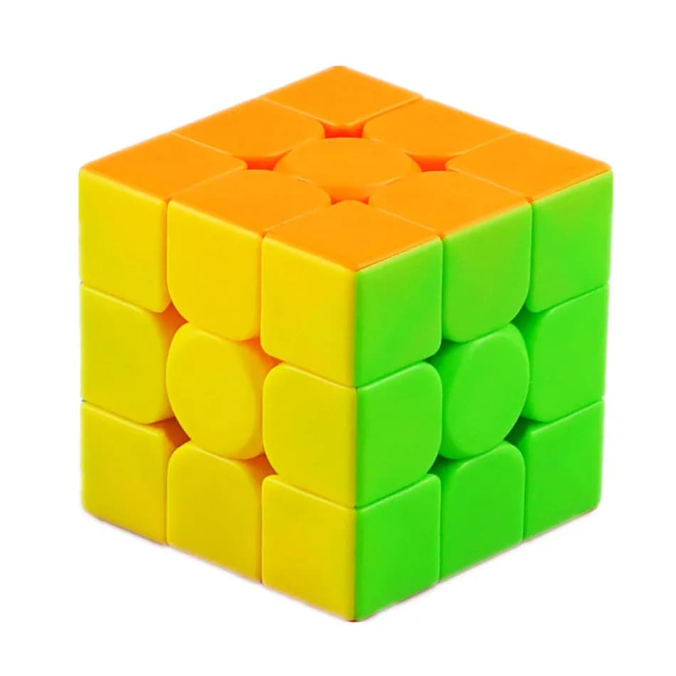 [ECube] Moyu Cubing classe Meilong 3/3C 3x3 magique sans autocollant 3 couches vitesse Cube magique professionnel Puzzle jouets pour enfants