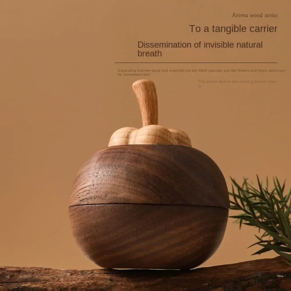 Diffuseur d'huiles essentielles en bois portable, pour un sommeil rafraîchissant, diffuseur d'arômes en bois à libération lente, longue durée, senteur florale