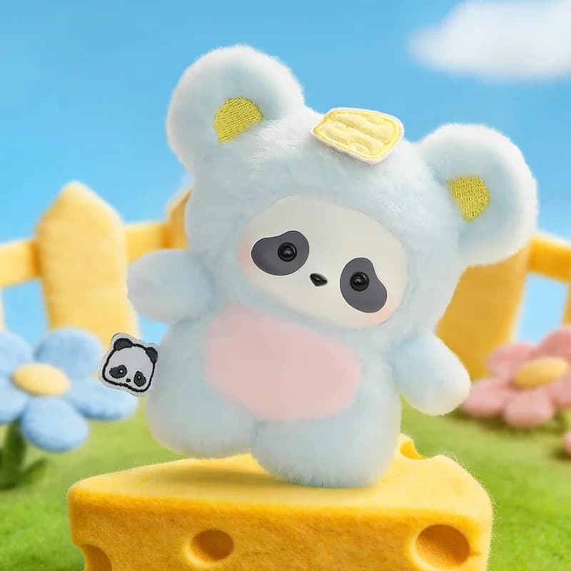 Panda Roll The Zoo In Hands Series Blind Box – Boîte Surprise en Vinyle Peluche Panda Mignon – Sac Surprise Animaux Kawaii – Pendentifs Décoratifs pour Sac – Jouets Blindbox