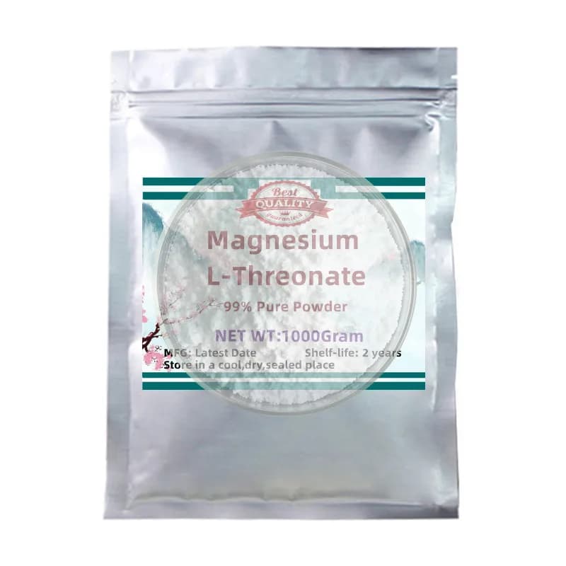 Livraison rapide mondiale AliExpress, emballage personnalisé, fortifiant nutritionnel, poudre de L-thréonate de magnésium à 99%, livraison rapide mondiale