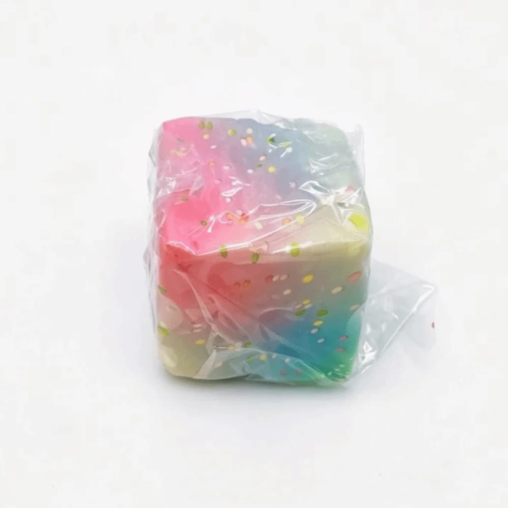 Cube de Maltose à Remontée Lente pour TDAH, Relaxation des Mains, Mousse Souple Réaliste en TPR à Rebond Lent, ASMR