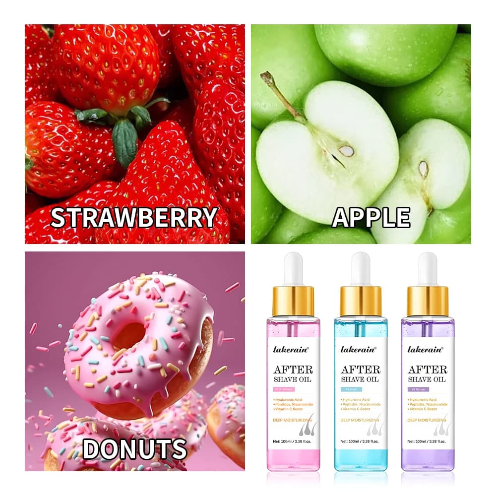 Huile de fraise après-rasage pour femmes, pour une peau lisse, hydrate, service doux, huile de rasage, huile de fraise vraiment après-rasage ﻿ Soins de la peau