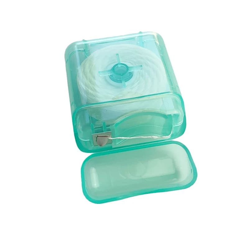 Rouleau de fil dentaire extensible à l'eau, 50M, fil moelleux, outils de nettoyage buccaux, brosse interdentaire de nettoyage domestique pour adultes, 1 rouleau