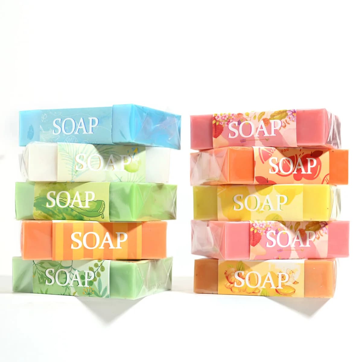 Savon carotte 100 % biologique, granulés de noix naturelles, huile essentielle blanche brillante, savon fait main pour bain de glycérine, hydratant et Nou