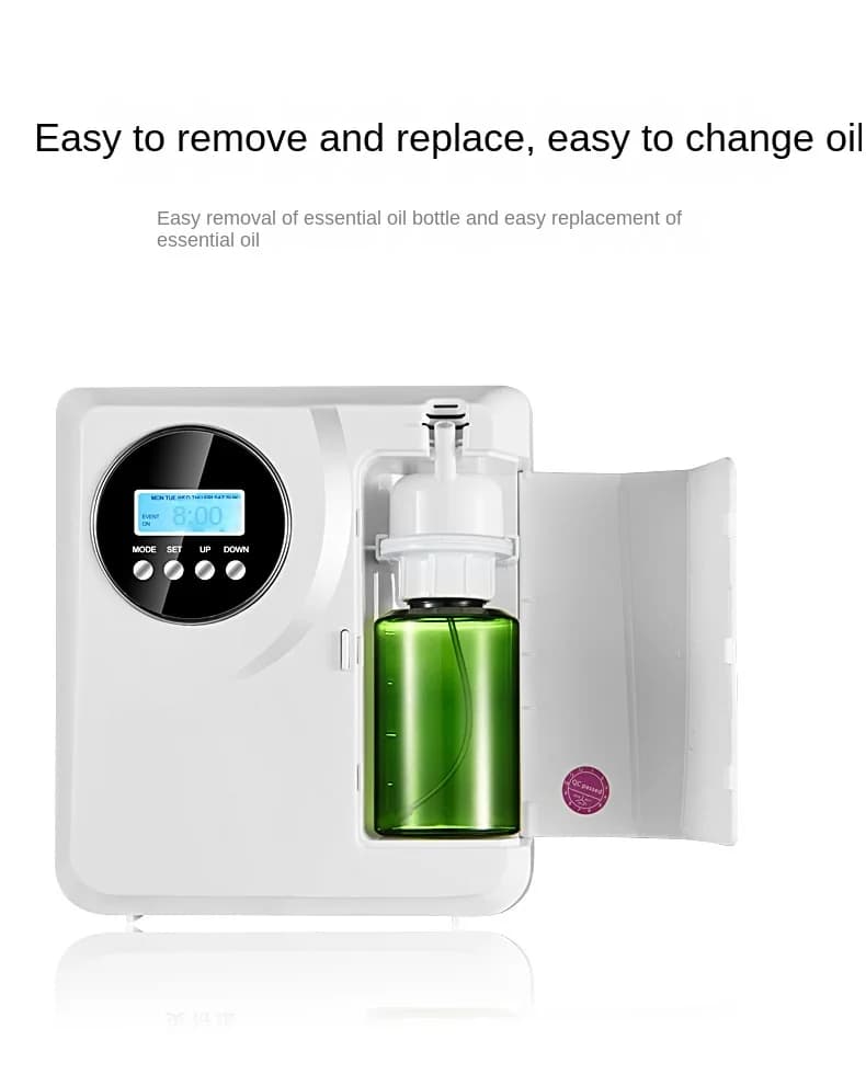 Diffuseur d'huiles essentielles pures pour hôtel, diffuseur d'arômes pour hôtel de grande surface, corrigé par un distributeur d'odeurs de parfum domestique, 600 m3, 200ml