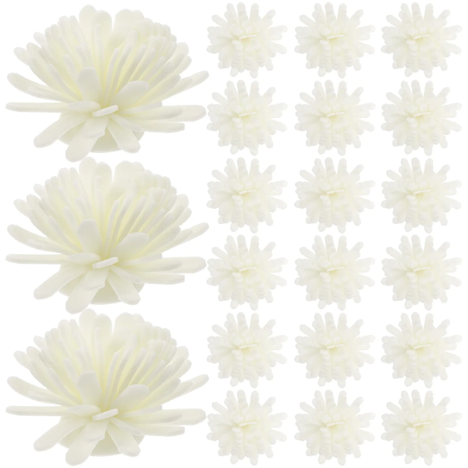 100 pièces Pe fleur diffuseur aromathérapie huile essentielle Mini bureau salle de bain bâtons décor à la maison élégant