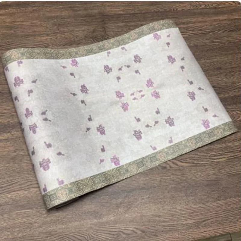 Rouleau de papier Xuan de 34 cm x 20 m, papier de riz semi-mûr pour la pratique de la calligraphie chinoise et les œuvres d'art, rouleau de papier pour calligraphie