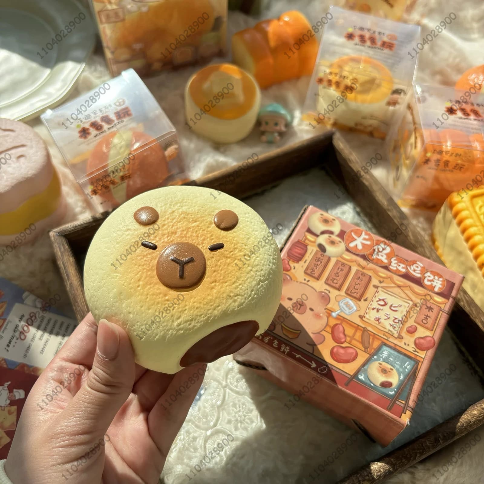 Capybara boulangerie lente augmentation Squishy