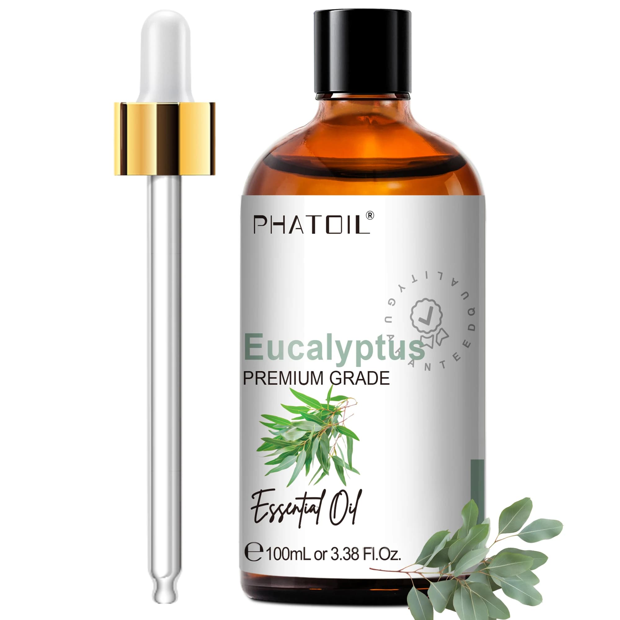 PHATOIL – huile essentielle pure pour diffuseur, eucalyptus, menthe poivrée, vanille, arbre à thé, Ylang, bergamote, aromathérapie, 100ml