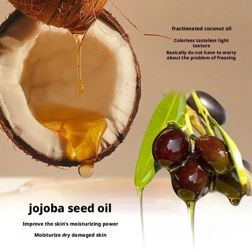 Huile de noix de coco nourrissante pour le corps, soins pour la peau sèche, huile de Massage à absorption rapide pour cheveux et ongles secs et Non gras, 100ml