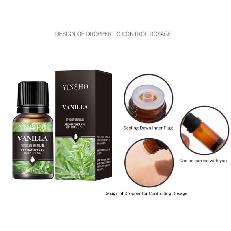 Ensemble d'huiles essentielles domestiques