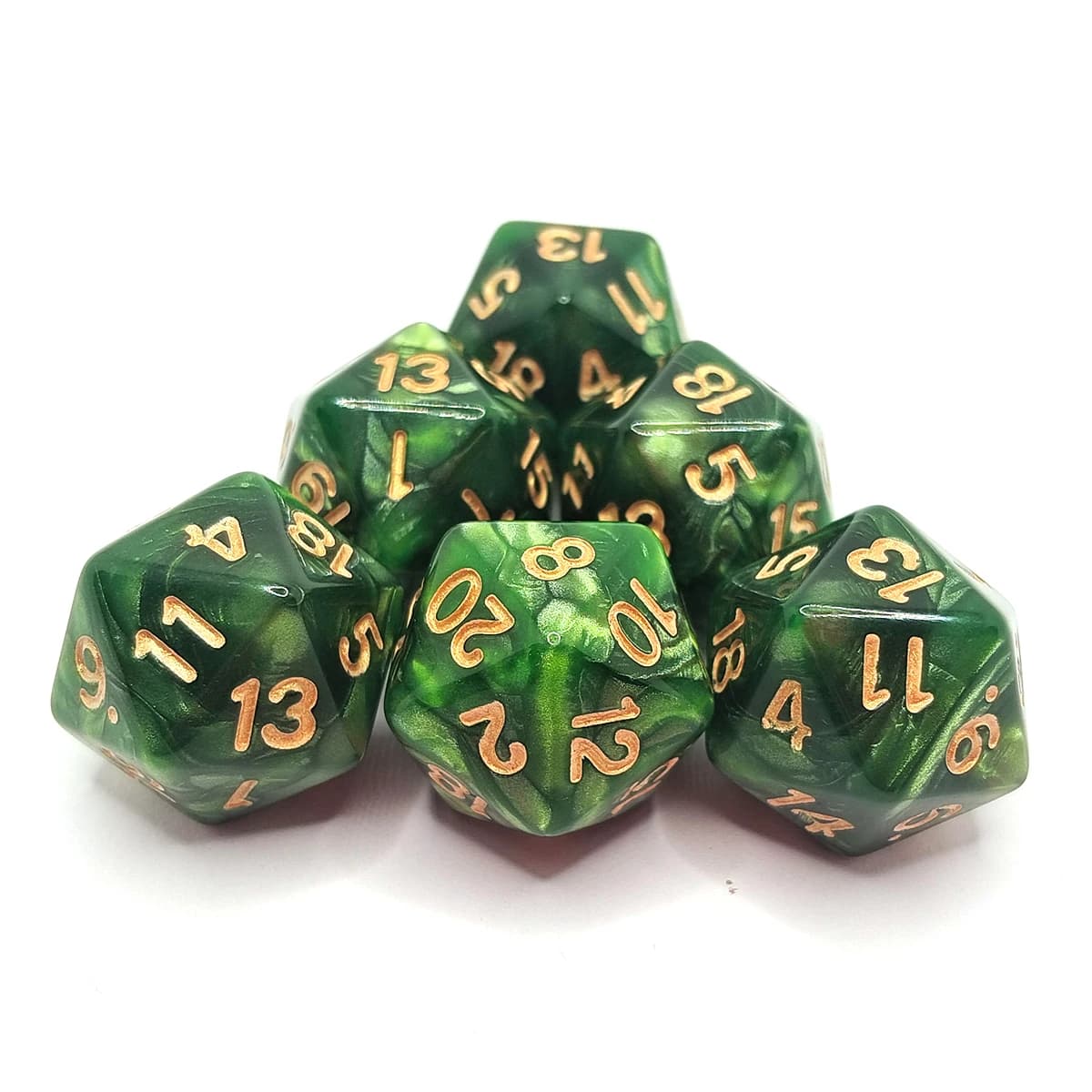 Dés à compter D20 Spindown, Pack de dés polyédriques D20 pour D&D, Magic the Gathering, D&D, Magic the Gathering, jeu de dés à 20 faces