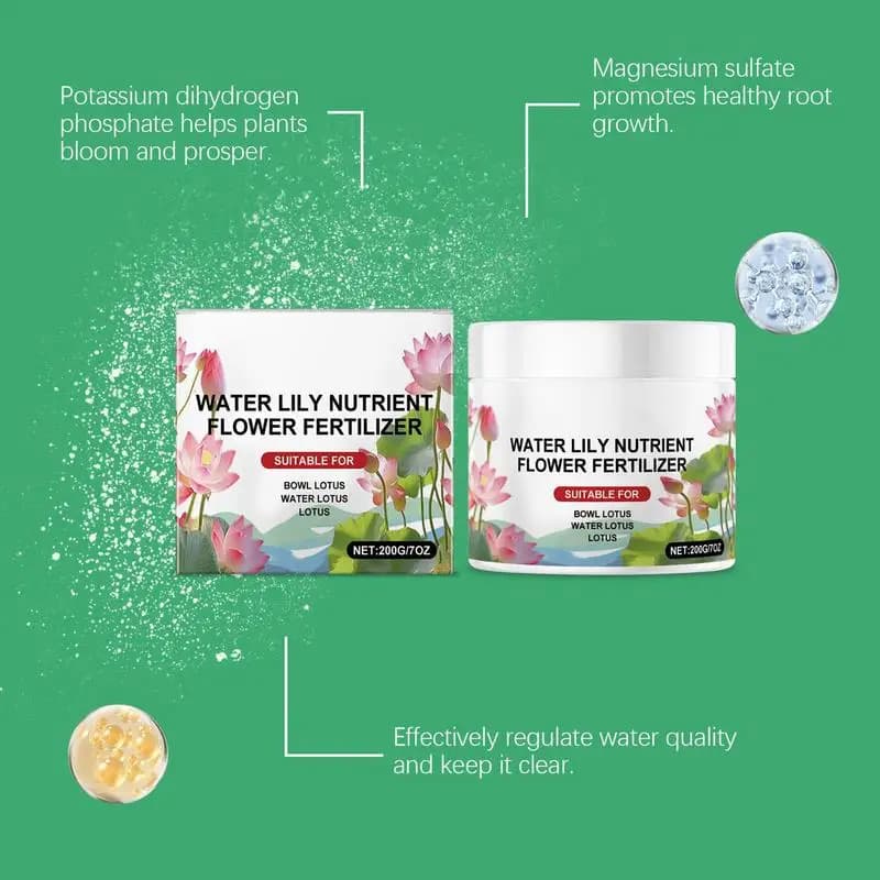 Bol de pollen de lotus favorise la croissance de la santé des plantes, étang, nénuphar, nutriments, favorise la floraison, engrais hydroponique de lotus
