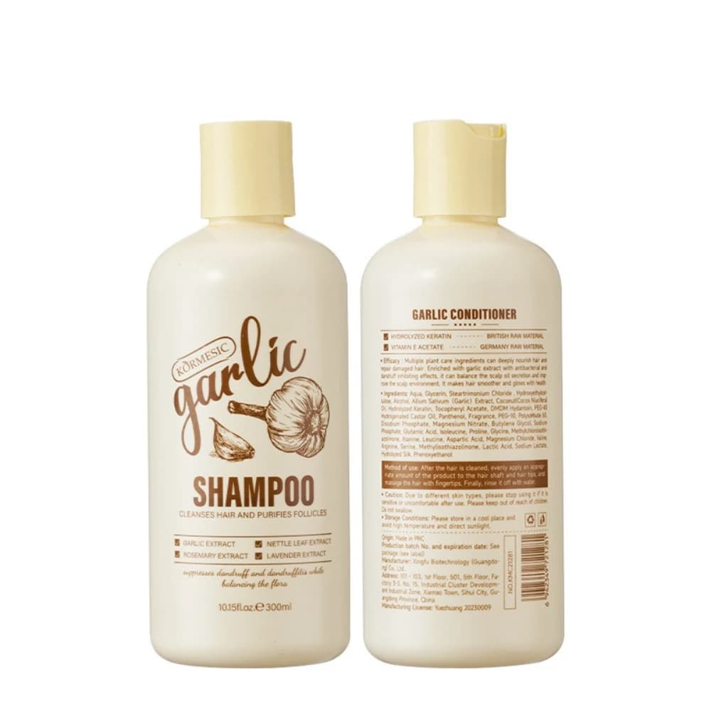 Shampoing nettoyant anti-acariens à l'ail