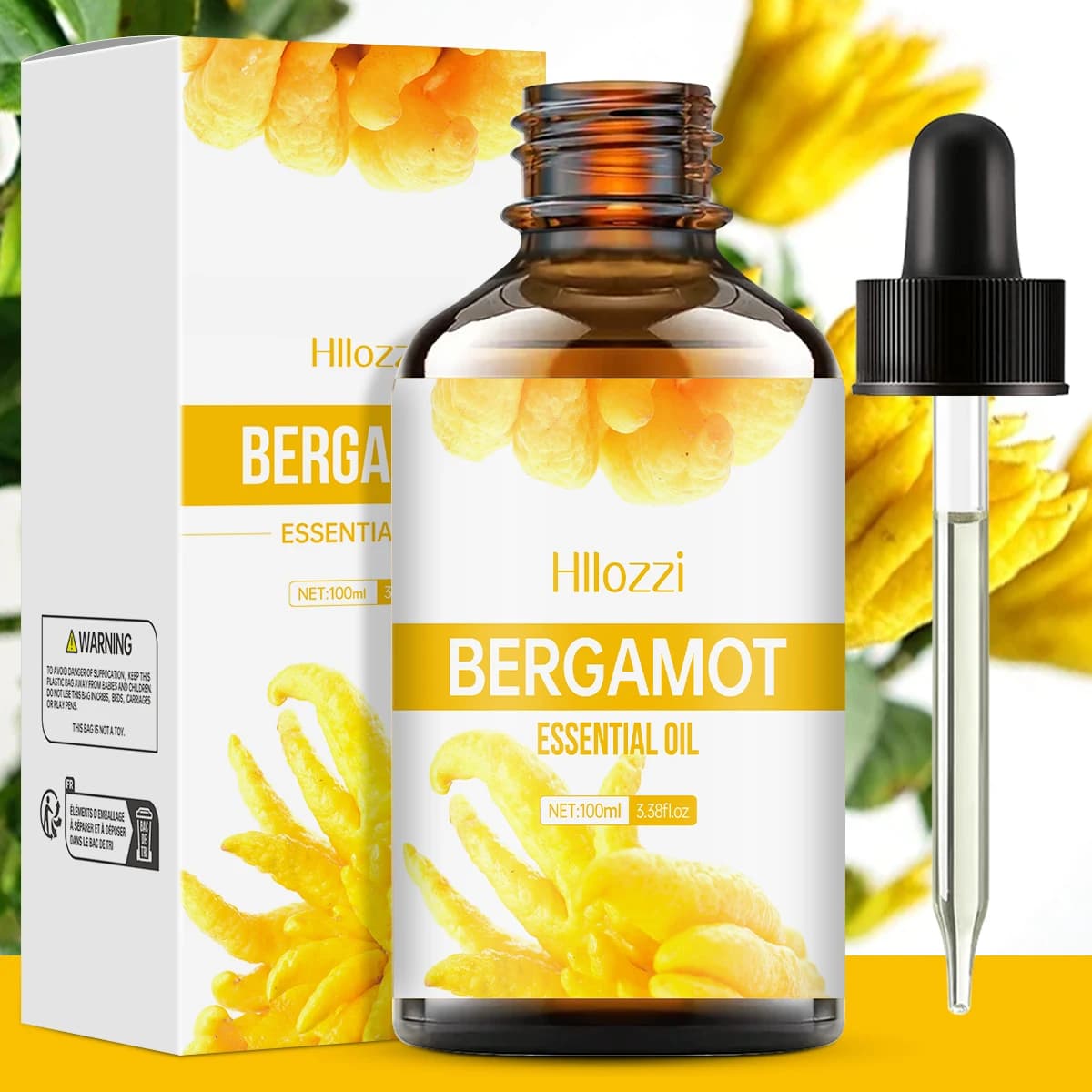 L'huile essentielle de bergamote peut être utilisée dans les soins de la peau, dans les diffuseurs d'aromathérapie et convient à tous les types de peau.
