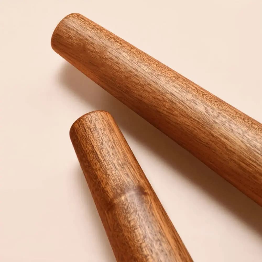 Rouleau à pâtisserie en bois massif