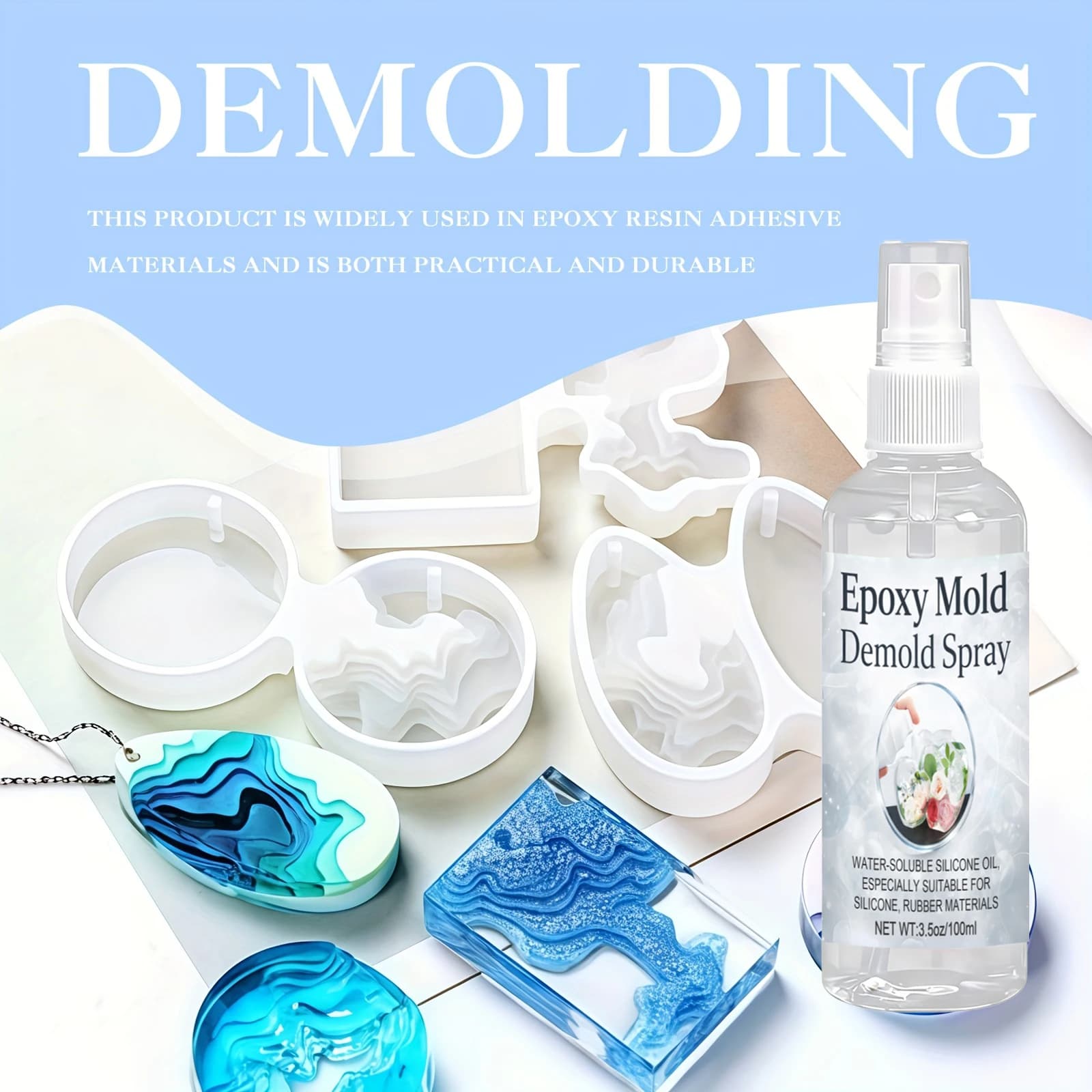 Spray de démoulage : huile de silicone à séchage rapide