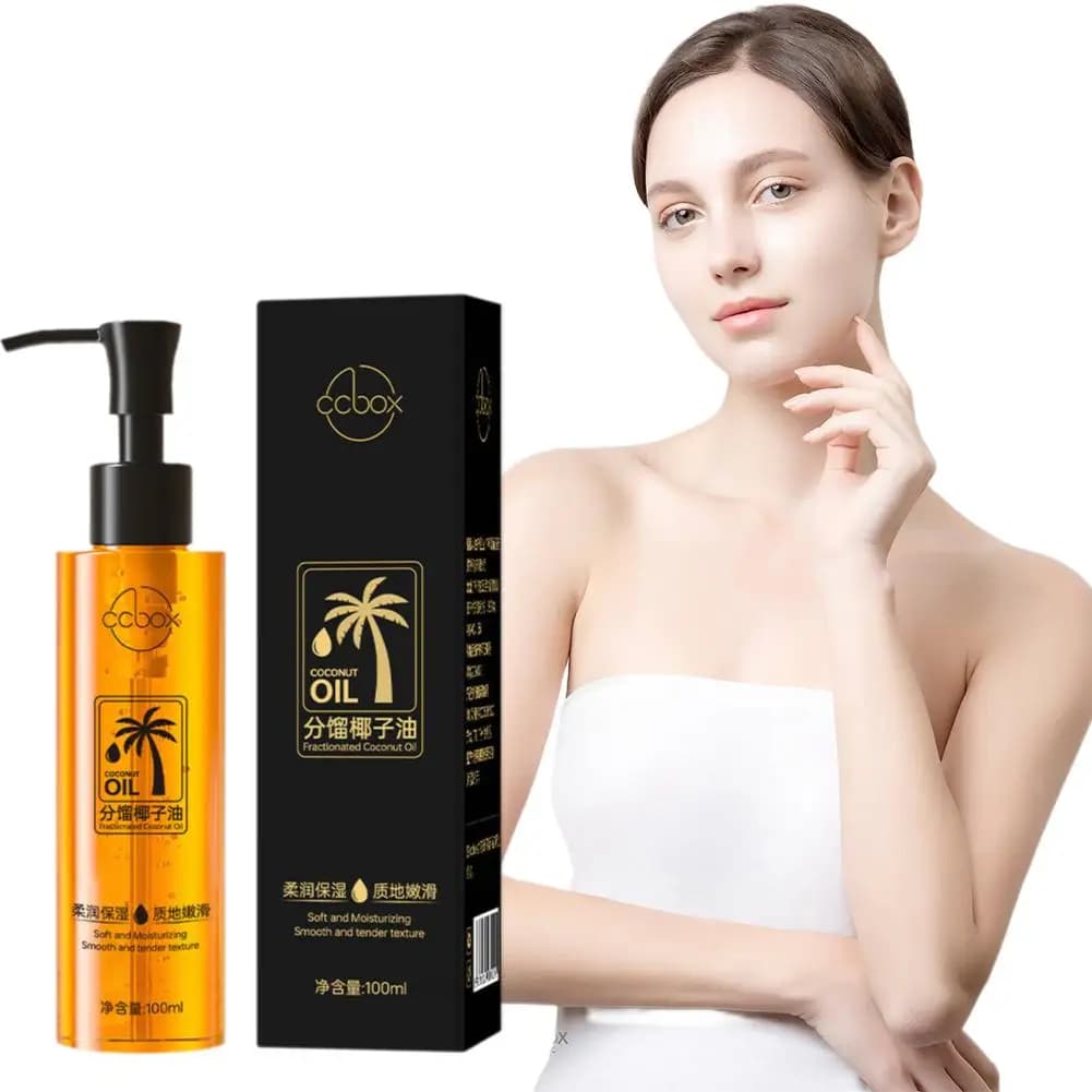 Huile de noix de coco distillée huile essentielle de soin du visage et du corps huile de noix de coco pure pour les soins de la peau huile de noix de coco naturelle produits de beauté