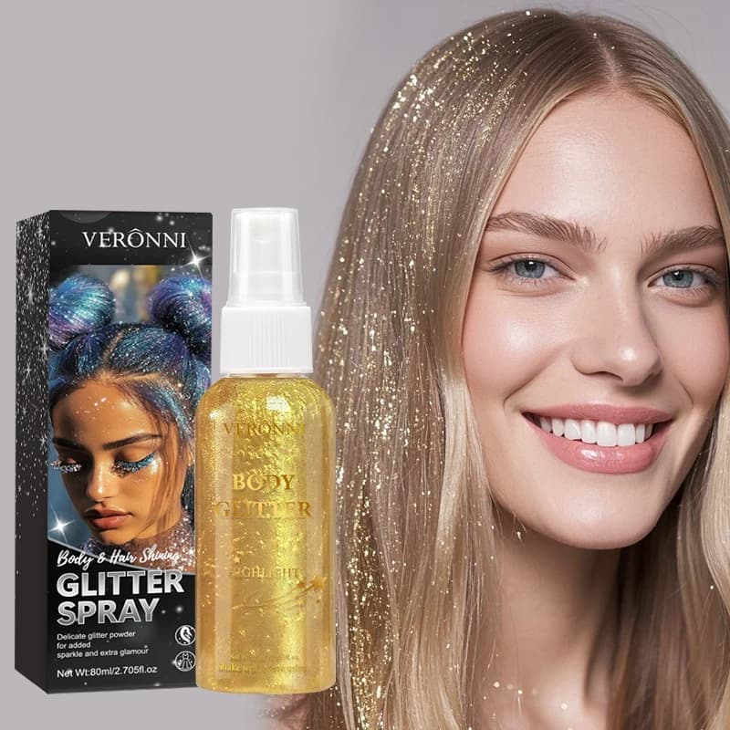 Spray de paillettes 80ml-cosmétiques de pulvérisation