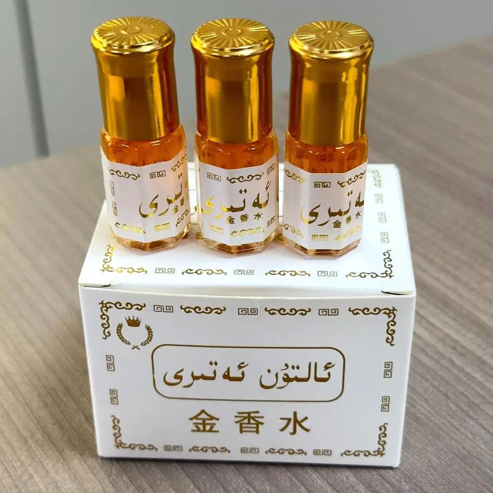 Huile de parfum roll-on 3 ml, parfum de Dubaï du Moyen-Orient, parfum au charme unique, huile essentielle désodorisante longue durée pour hommes