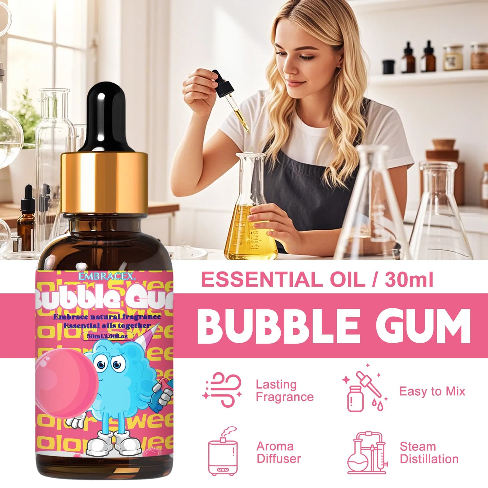 Huile essentielle de chewing-gum