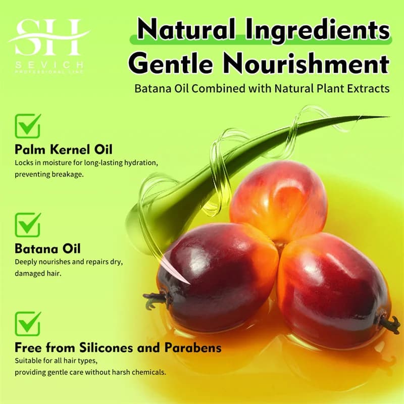 SEVICH 4.23oz huile de Batana beurre 120g huile de Batana Pure pour la croissance des cheveux traitement de la perte de cheveux Anti-rupture masque capillaire pour hommes et femmes