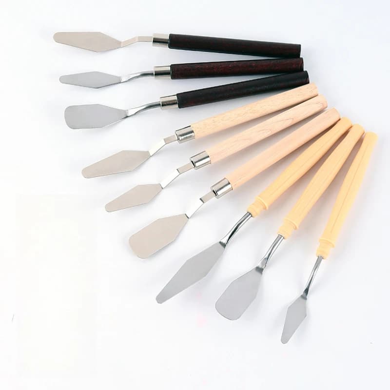 Ensemble de spatules en acier inoxydable - Outils pour crème au beurre