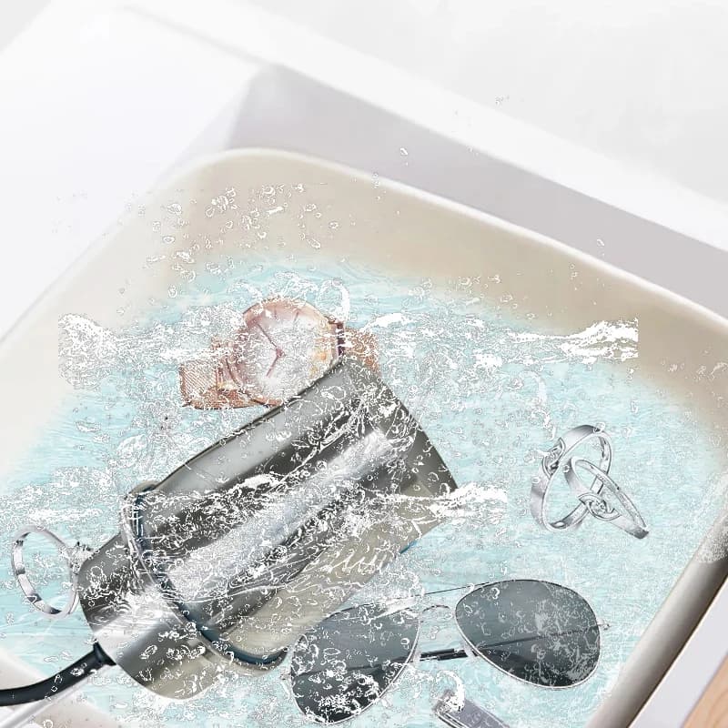 Nettoyeur à ultrasons USB avec minuterie numérique pour bijoux dentaires
