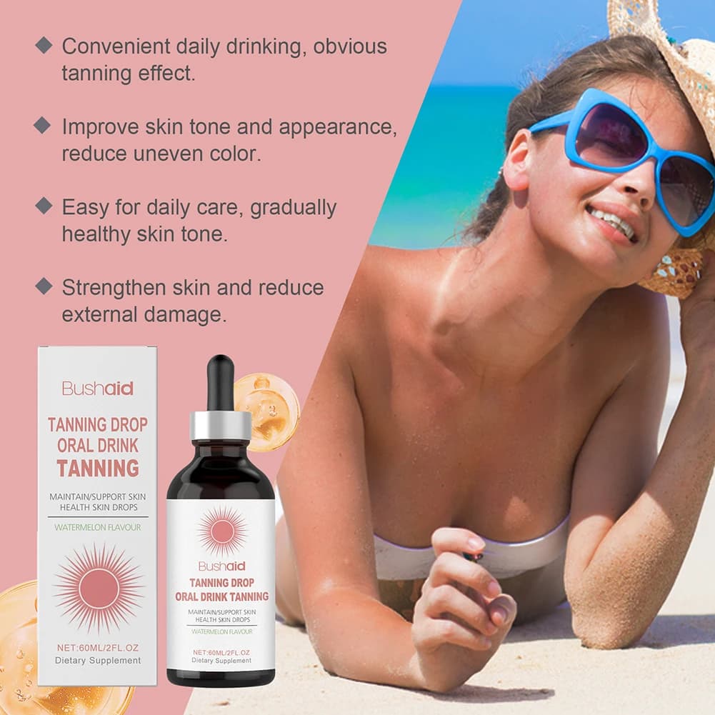 Gouttes de bronzage sans soleil bucco-dentaires