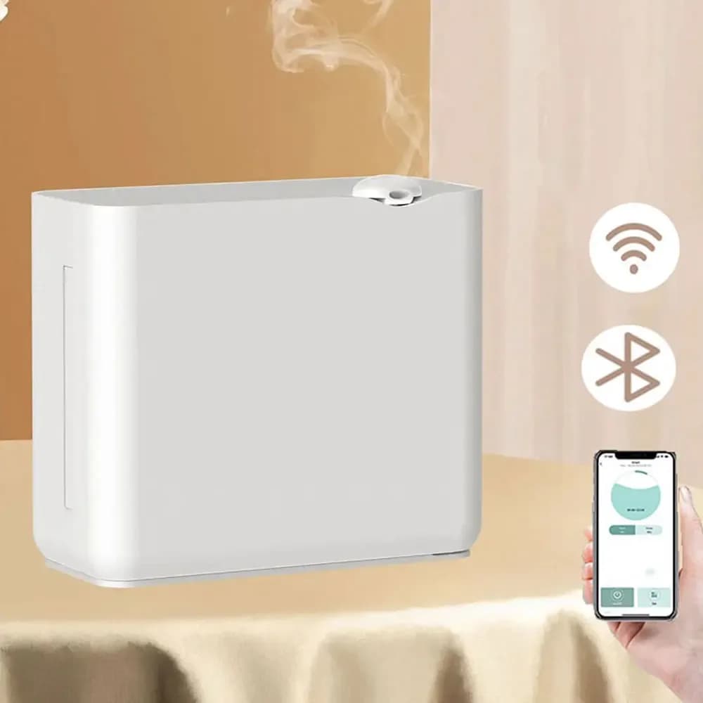 Diffuseur de parfum électrique 800ML, diffuseur d'huiles essentielles sans eau, contrôle Wifi Bluetooth, machine d'aromathérapie murale