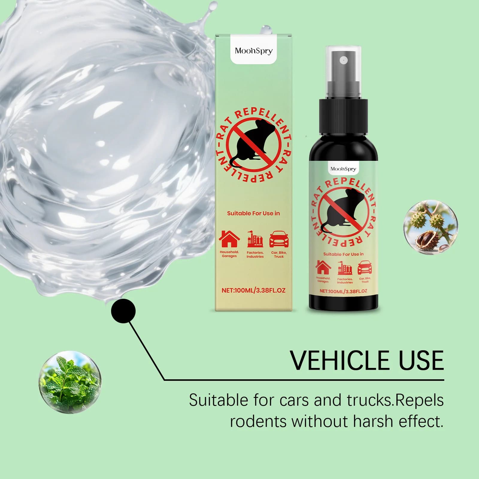 Spray répulsif pour souris