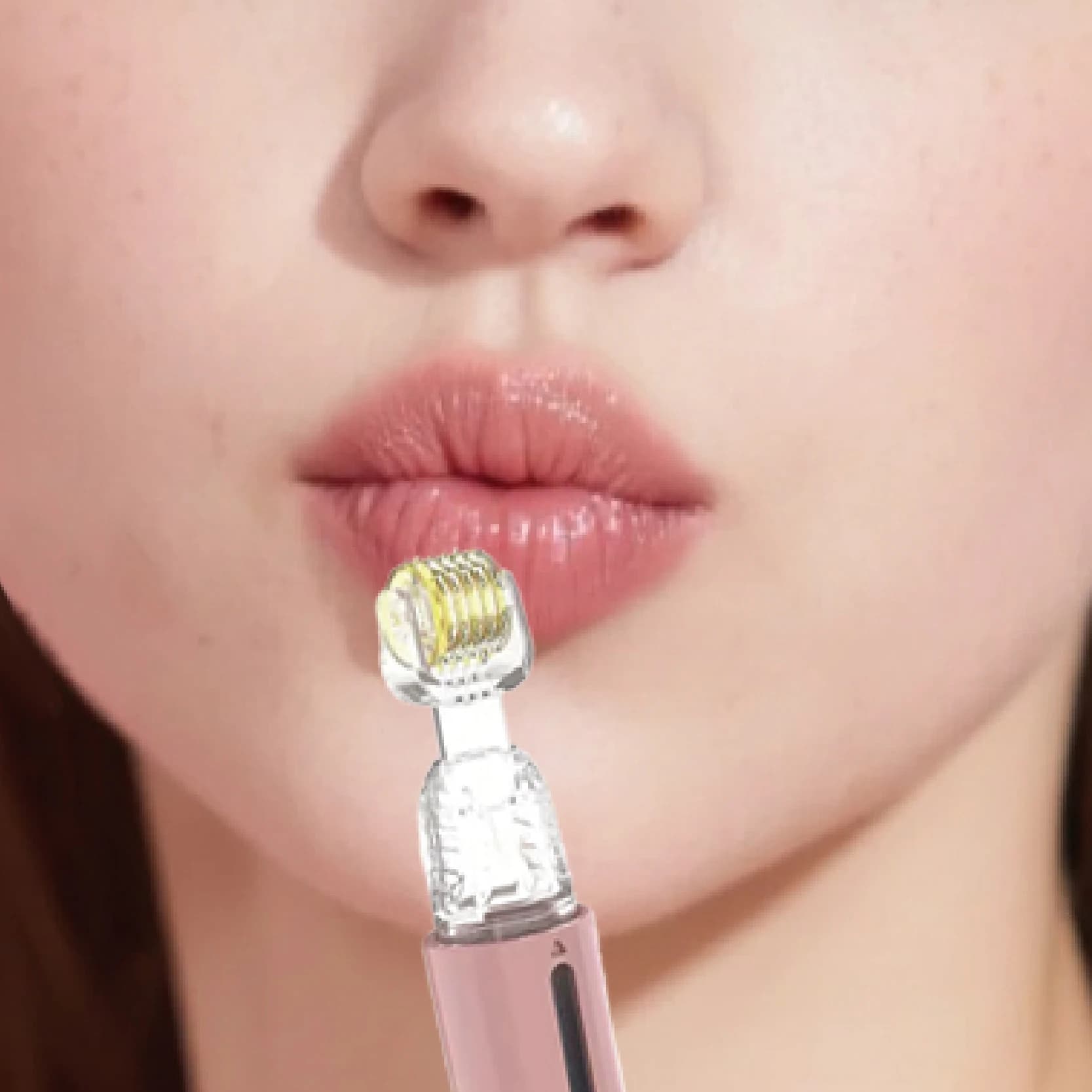 1 pièce Rouleau Microneedle pour les Lèvres
