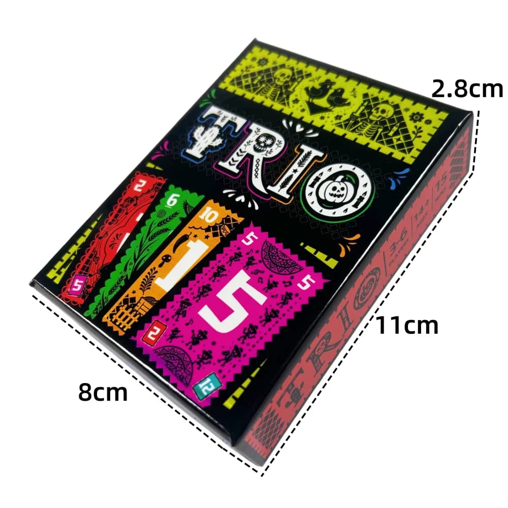 Jeu de cartes stratégique TRIO, divertissant pour les fêtes en famille et entre amis, jeu de société pour 3 à 6 joueurs, jouet de divertissement pour tous les âges